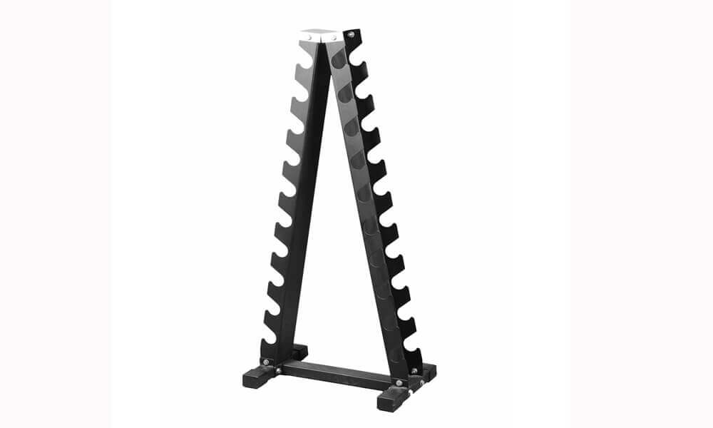 Vertical dumbbell rack