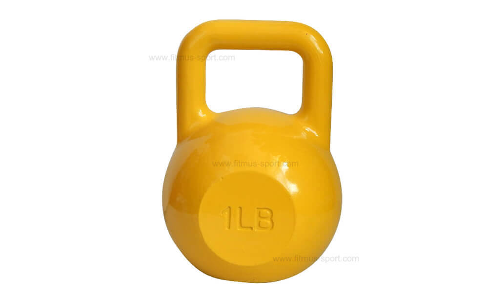 mini fibreglass plastic 1lb kettlebell