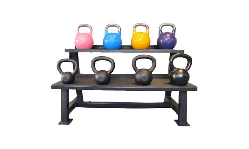 2 Tier Kettlebell Storage Rack