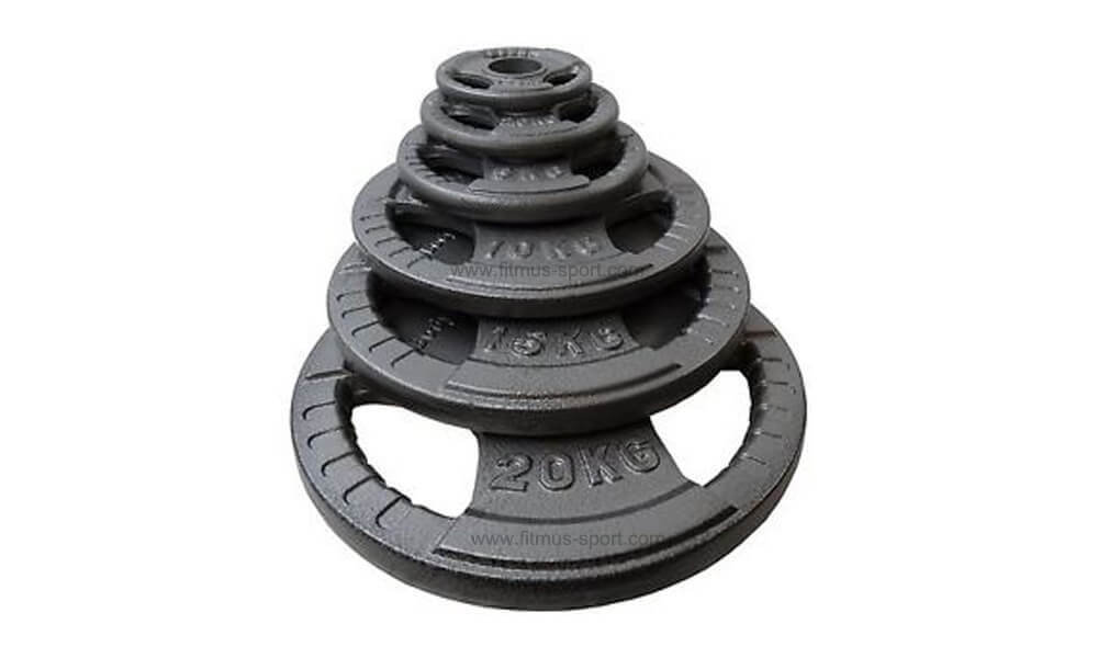 2"Olympic Cast Iron Tri-Grip Weight Plates