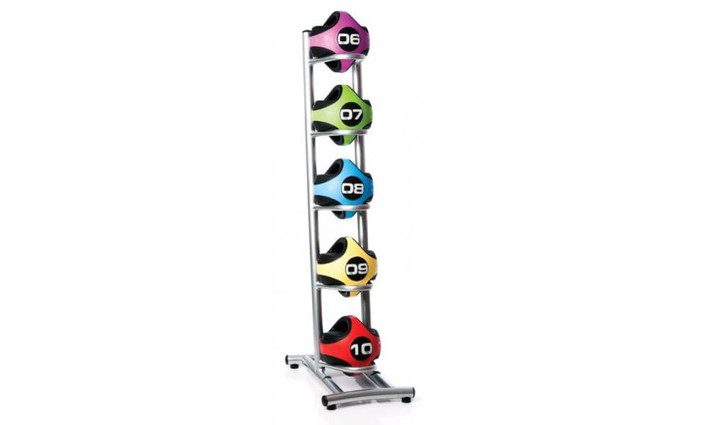 Medicine ball standing rack