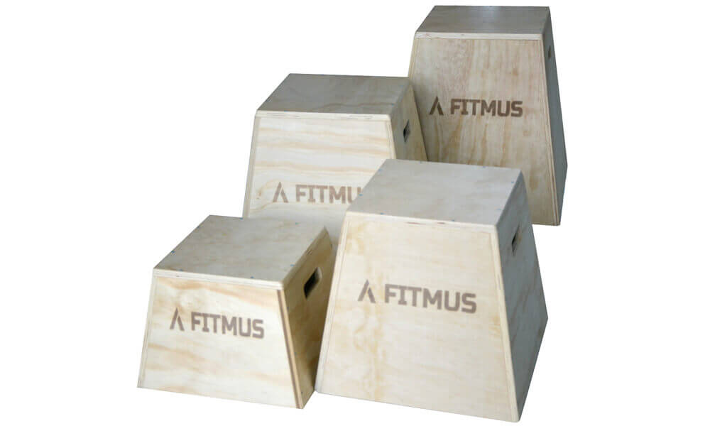 Wooden Trapezium Plyo Boxes 12" 18" 24" 30"