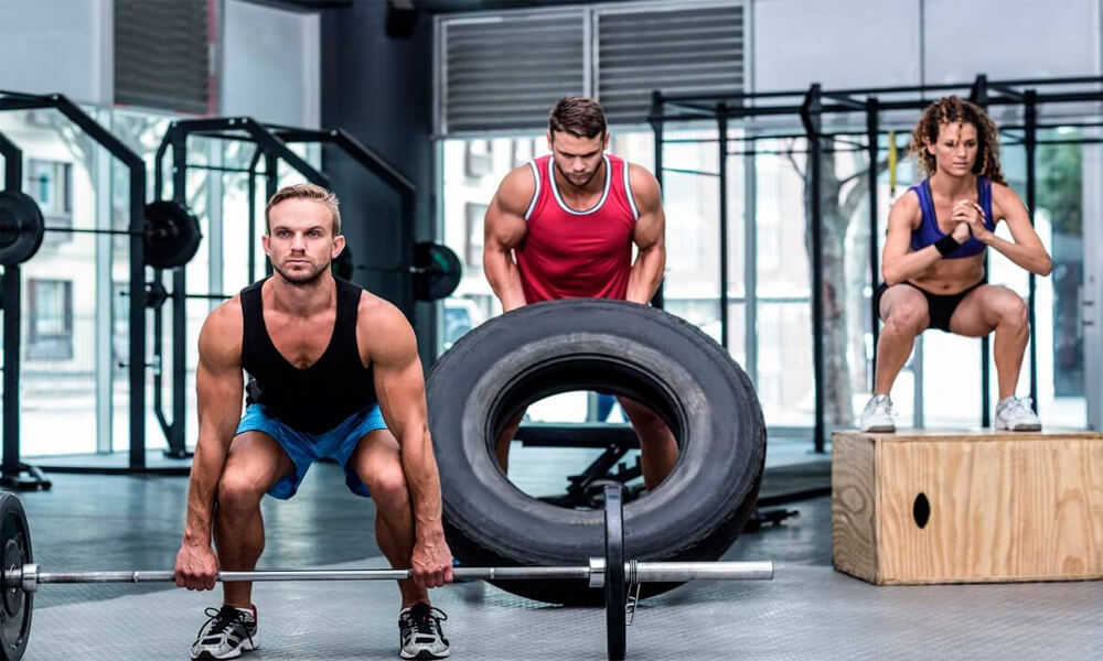 CrossFit gyms use equipment from multiple disciplines