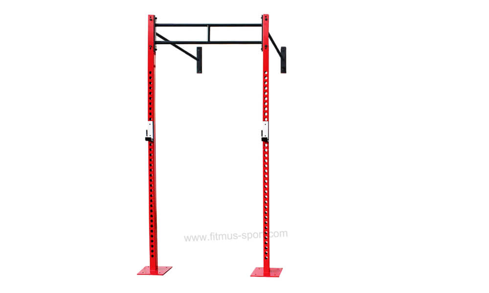 Wall mounted pull up bar