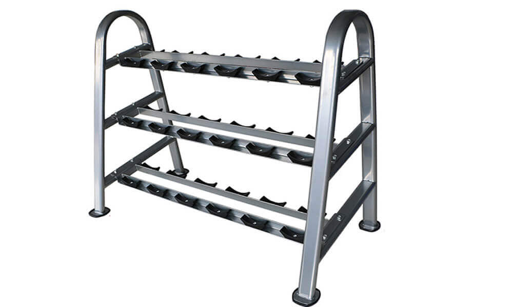 3 Tier Tray Hex Professional Dumbbell Rack