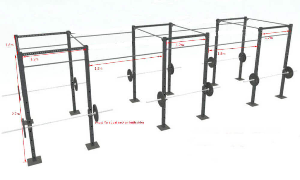 Group Training Crossfit Free Standing Rig