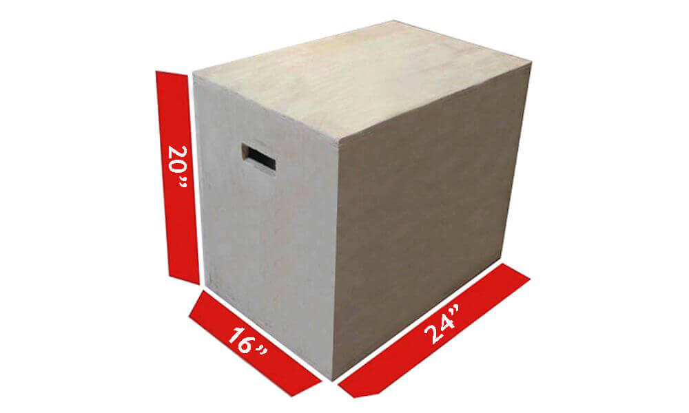 3 in 1 Wood Plyo Box 16" 20" 24"