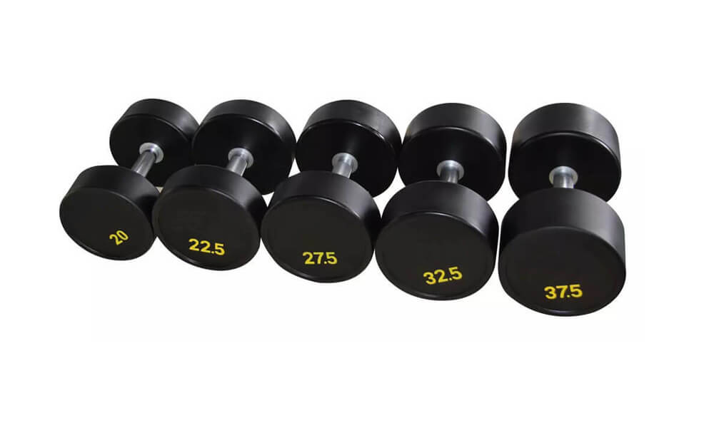 Solid Urethane Dumbbells