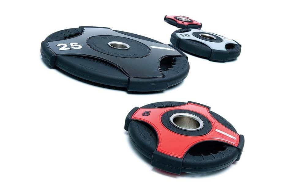 Urethane Cross Grip Olympic Plates
