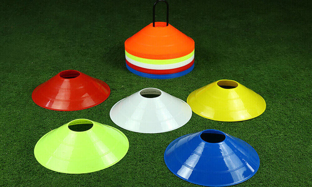 Soccer Disc Cones - Set of 60