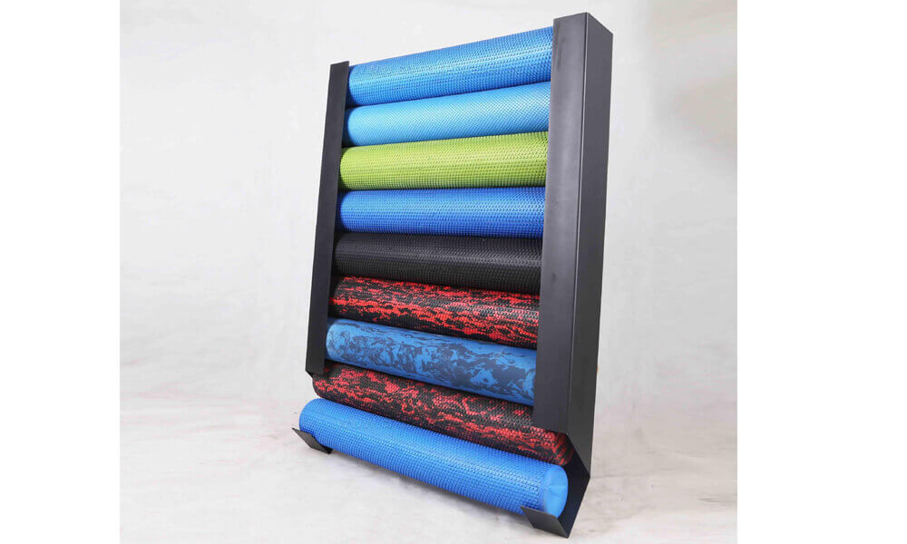Foam Roller Storage Rack Wall Mount