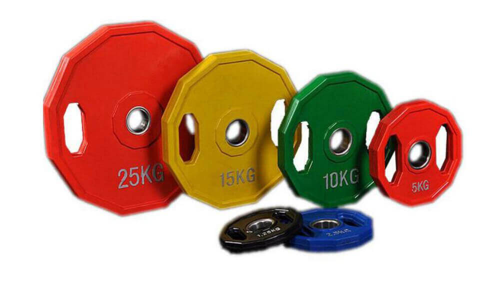 12 Sides Olympic Rubber Coated Grip Plate